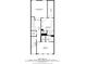 Detailed floorplan displaying the layout of each room and dimensions for the property's second level at 3566 Parkside Way, Brookhaven, GA 30319