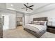 Large main bedroom with trey ceilings and sitting area just off of ensuite bathroom at 3566 Parkside Way, Brookhaven, GA 30319