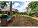 View of the backyard garden featuring a grill and raised garden beds at 477 Glouchester Dr, Locust Grove, GA 30248