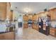Kitchen with ample cabinetry and tile backsplash at 477 Glouchester Dr, Locust Grove, GA 30248