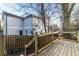 Backyard featuring a wood deck and partial view of the house at 581 Sherwood Ne Rd, Atlanta, GA 30324