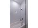 Modern bathroom features sleek white subway tile and stylish black fixtures at 581 Sherwood Ne Rd, Atlanta, GA 30324