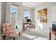 Bright home office with natural light and neutral decor at 202 Via Lucca, Woodstock, GA 30188