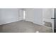 Comfortable bedroom featuring soft carpeting, a closet, and an en-suite bathroom at 463 Flint Trl, Jonesboro, GA 30236