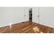Hardwood bedroom featuring double closets at 1600 Temple Ave, Atlanta, GA 30337