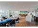 Bright common area with fireplace, large windows and counter with sink at 923 Peachtree Ne St # 932, Atlanta, GA 30309