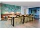 Community space features a dining table and chairs at 923 Peachtree Ne St # 932, Atlanta, GA 30309