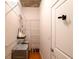 Walk-in closet with installed wire shelving and wood floor at 923 Peachtree Ne St # 932, Atlanta, GA 30309