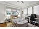Bedroom with hardwood floors, neutral accents, and a desk, perfect for work or relaxation at 996 Blue Ridge Ne Ave, Atlanta, GA 30306