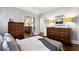 Bedroom featuring hardwood floors, closet with mirrored doors and furnishings at 996 Blue Ridge Ne Ave, Atlanta, GA 30306