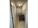 A functional laundry room with a modern washer and dryer, plus storage shelves at 2021 Towneship Trl, Roswell, GA 30075