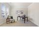 Cozy home office with natural light and neutral decor at 2820 Garonne Way, Cumming, GA 30041