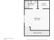 Second floor layout featuring a bedroom, bathroom, and closet at 9435 Grande Dr, Winston, GA 30187