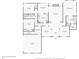 First floor plan showcasing bedrooms, kitchen, living room, and garage layout at 9435 Grande Dr, Winston, GA 30187