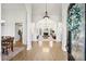 Bright foyer with hardwood floors and high ceilings at 9435 Grande Dr, Winston, GA 30187