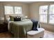 Cozy bedroom with comfortable bed, neutral tones, and natural light from windows at 1395 Winburn Dr, East Point, GA 30344