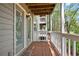 Private outdoor patio offers a peaceful space for relaxation and outdoor enjoyment at 394 Teal Ct, Roswell, GA 30076