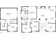 Detailed floor plan showcases the layout of the home's rooms and dimensions at 2325 Woodcrest Se Dr, Smyrna, GA 30082