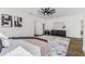 Spacious bedroom with modern decor, ceiling fan, and plenty of natural light at 61 Newcastle Sw St, Atlanta, GA 30314