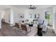 Spacious living room featuring hardwood floors, contemporary decor, and abundant natural light at 61 Newcastle Sw St, Atlanta, GA 30314
