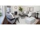 Bright living room features a fireplace, large windows, and stylish furniture at 1251 Cumberland Ne Rd, Atlanta, GA 30306
