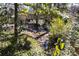 Picturesque backyard with a small stream and wooded surroundings at 2690 Valvedere Dr, Brookhaven, GA 30319