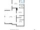 Detailed floor plan illustrating the layout of the house, including the garage, living room, and bedrooms at 2690 Valvedere Dr, Brookhaven, GA 30319