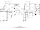 Detailed first and second floor plan showcasing spacious layouts and room dimensions at 6350 Bridge Brook Ovlk, Cumming, GA 30028