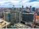 Breathtaking city views from the building's aerial perspective in downtown at 855 Peachtree Ne St # 1911, Atlanta, GA 30308