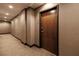 The building features a modern, carpeted lobby with elevators for easy resident access at 855 Peachtree Ne St # 1911, Atlanta, GA 30308