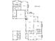 Main level floor plan showcasing the layout of living spaces, kitchen, and bedrooms at 200 Rivermere Way, Sandy Springs, GA 30350