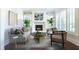 Bright living room with fireplace, stylish furniture, and plenty of natural light at 200 Rivermere Way, Sandy Springs, GA 30350