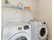 This laundry room comes equipped with modern Samsung washer and dryer units at 3243 Shoals Park Dr, Decatur, GA 30034