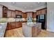 Spacious kitchen featuring granite countertops, stainless steel appliances, and ample cabinet space at 525 Water Shadow Ln, Alpharetta, GA 30022