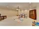 Comfortable playroom with soft carpet for the and their friends at 525 Water Shadow Ln, Alpharetta, GA 30022