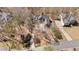 Aerial view of the home showcasing its architecture, driveway, and surrounding landscape at 760 Valley Summit Drive, Roswell, GA 30075