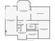 Basement layout featuring finished basement with bathroom and storage closets at 4129 Lansfaire Ter, Suwanee, GA 30024