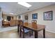 Basement dining and seating area at 5292 Candleberry Sw Dr, Lilburn, GA 30047