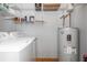 Practical laundry room with washer, dryer, and water heater, maximizing utility space at 87 Peachtree Sw St # 204, Atlanta, GA 30303