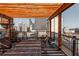 Cozy rooftop deck featuring dining area with views of Atlanta skyline, enhancing urban living at 87 Peachtree Sw St # 204, Atlanta, GA 30303