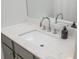 Bathroom sink with a quartz countertop at 87 Peachtree Sw St # 204, Atlanta, GA 30303