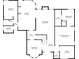 Detailed floor plan showcasing layout, dimensions, and room names at 925 Sentry Ridge Xing, Suwanee, GA 30024