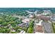 Aerial view of city streets with buildings surrounded by lush tree coverage and large parking lot at 795 Ponce De Leon Ne Pl # C3, Atlanta, GA 30306