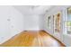 Bright and airy room with hardwood floors, white walls and access to balcony at 795 Ponce De Leon Ne Pl # C3, Atlanta, GA 30306