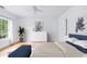 Serene main bedroom featuring hardwood floors, soft natural light, and tasteful decor at 795 Ponce De Leon Ne Pl # C3, Atlanta, GA 30306