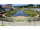 Scenic park with a water feature, terraced seating, and lush landscaping, perfect for relaxation and recreation at 795 Ponce De Leon Ne Pl # C3, Atlanta, GA 30306
