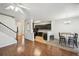 Open floor plan living room, dining room and kitchen at 2726 Pierce Brennen Ct, Lawrenceville, GA 30043