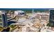 Aerial view of the city with a stadium at 32 Peachtree Nw St # 202, Atlanta, GA 30303