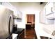 Efficient kitchen layout featuring modern appliances and cabinetry at 32 Peachtree Nw St # 202, Atlanta, GA 30303