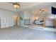 Split-level primary bedroom offering a spacious layout and cozy sleeping area at 114 Rock Creek Ln, Canton, GA 30114